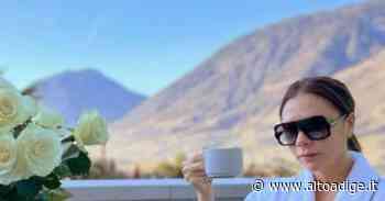 Victoria Beckham, relax (con foto su Instagram) al Palace di Merano - Alto Adige