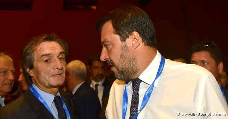 Regione Lombardia, Salvini ricandida Fontana: “Ha il nostro appoggio. Centrodestra unito? Penso proprio di sì”