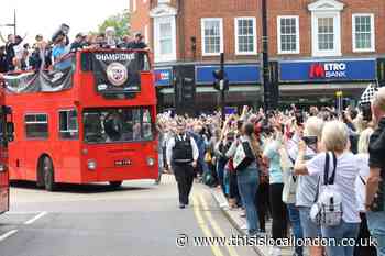 Bromley FC fans gather to celebrate Wembley triumph