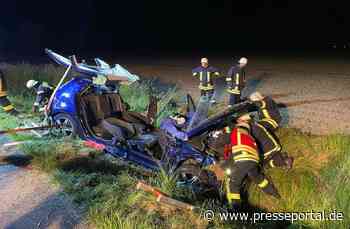 FF Goch: 31 jähriger nach Wildunfall in Fahrzeug eingeschlossen