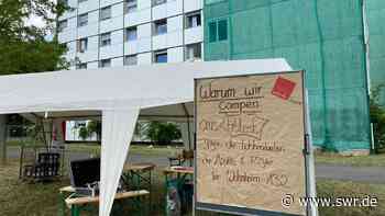 Protest in Heidelberg: Raus aus dem Wohnheim, rein ins Camp - SWR Aktuell