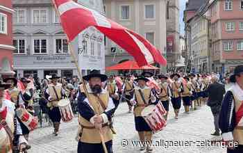 Wallenstein Memmingen 2022 - Auftakt auf Marktplatz - Allgäuer Zeitung