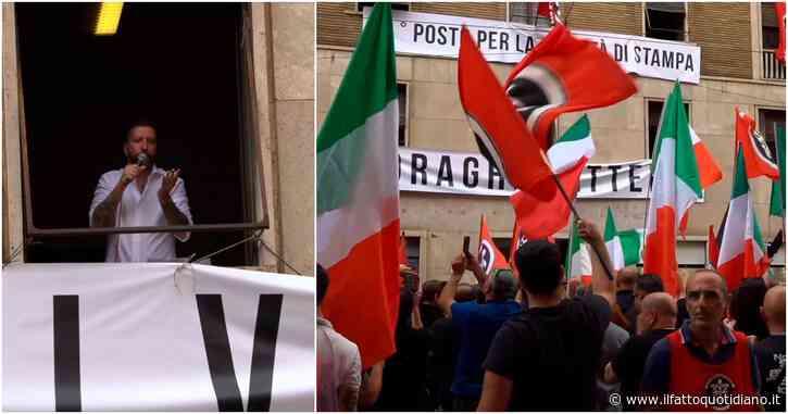 L’attacco di Casapound a Repubblica: “Deve fallire, i giornalisti devono andare a lavorare”. Poi le critiche a Salvini e Meloni