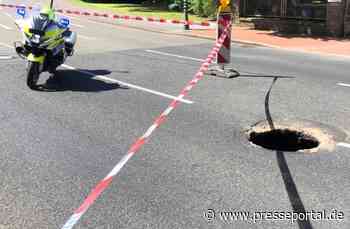 POL-ME: Fahrbahndecke eingestürzt - Panner Straße gesperrt - Velbert - 2205169