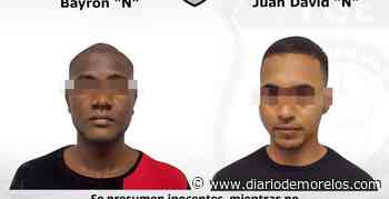 Estos colombianos "cobraban piso" en Cuernavaca; ya fueron detenidos - Diario de Morelos