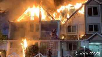 Residents rescued from condos as massive fire destroys Saskatoon building
