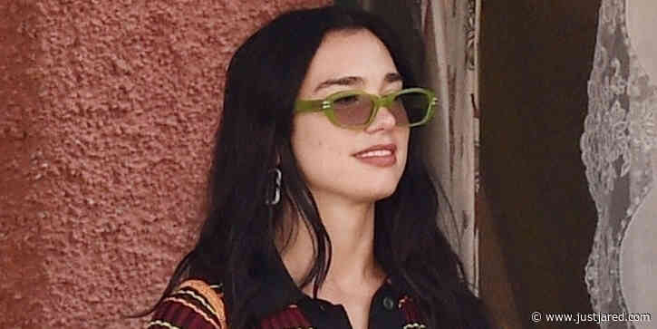 Dua Lipa Rocks Cowboy Boots During a Day Out in Portofino