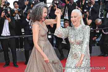 Dame Helen Mirren and Andie MacDowell dance down Cannes red carpet - Dudley News