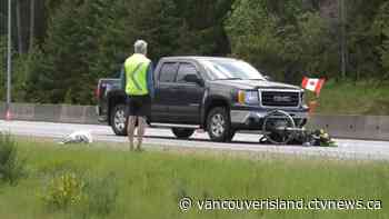 Nanaimo crash: Cyclist airlifted to hospital | CTV News - CTV News VI