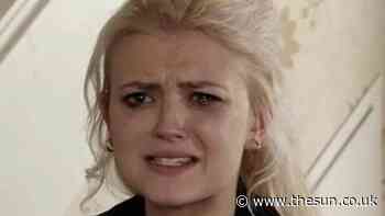 Coronation Street’s Lucy Fallon looks worlds away from troubled teen Bethany Platt in black bikini... - The Sun