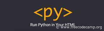 How to Use PyScript – A Python Frontend Framework