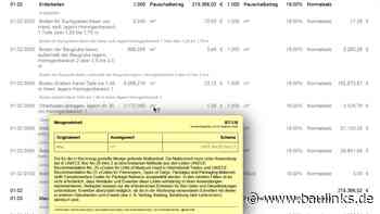 Stufe 2 der XRechnung mit kompletter Positionsliste