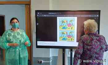 Una lavagna interattiva per la stimolazione cognitiva a Villa Serena di Lonigo - VicenzaPiù