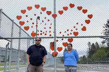 Vandalized orange hearts at Chilliwack high school show we're 'still a long ways away' – Abbotsford News - Abbotsford News