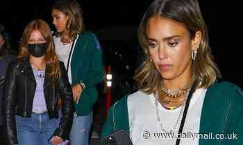 Jessica Alba is every bit the cool mom as she treats daughter Haven, ten, to Olivia Rodrigo concert - Daily Mail