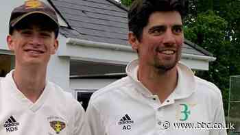'He was beaming from ear to ear' - 15-year-old bowls Cook