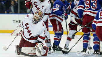 Carolina Hurricanes lose 2-5 to New York Rangers in Game 6