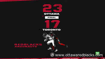 Adams Leads Redblacks Comeback Over Argos In Preseason Opener - Ottawa REDBLACKS