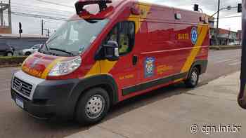 Mulher fica ferida ao cair de escada em supermercado - CGN