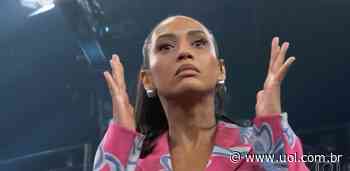 Mulher rola escada da plateia do 'Domingão' para trolar Taís Araujo; vídeo - UOL