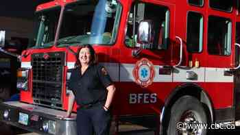 Brandon's 1st female firefighter retires after blazing new trail in Manitoba city - CBC.ca