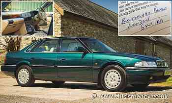 Rover 800 supplied to Buckingham Palace in 1993 to be sold at auction - This is Money
