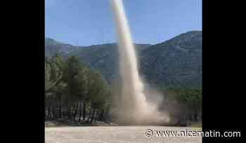 "Si je ne l’avais pas filmé, on ne m’aurait pas cru": il est tombé nez à nez avec le tourbillon à Blausasc