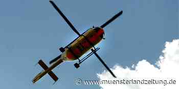 Rettungshubschrauber fliegt schwer verletzte Pedelecfahrerin in die Klinik - Münsterland Zeitung