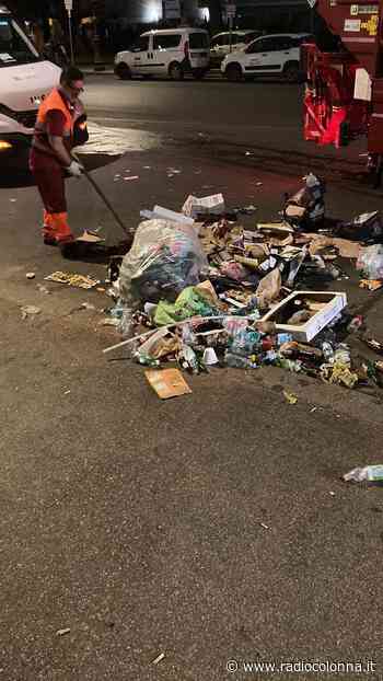 Roma: pulizia speciale della città dopo la festa dei tifosi - Radio Colonna