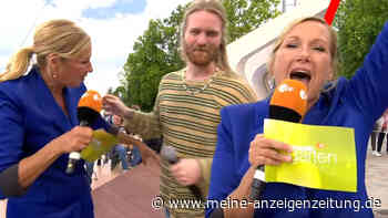 „James Ryder“: Andrea Kiewel macht bei Ankündigung des ESC-Zweiten peinlichen Fehler