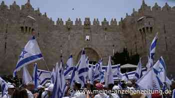 Flaggenmarsch in Jerusalem - Konfrontationen in der Altstadt