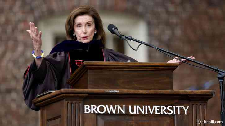 Pelosi tells Brown University graduates to unite in deeply divided country