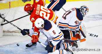 COMMENTARY: Hockey world divided over Blake Coleman call in Edmonton Oilers victory over Flames - Global News