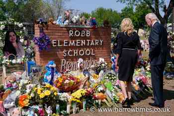Biden visits memorial to victims of Texas school shooting - Harrow Times