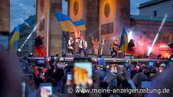 Musikshow für Ukraine - Scholz: „Wir stehen an Eurer Seite“