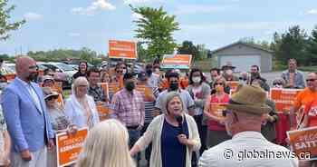 Provincial party leaders make pit stops in London, Ont.