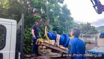 Hochwasserschutz: Pumpe ist zurück in Zell - Kreis Cochem-Zell - Rhein-Zeitung
