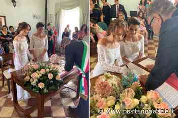 Valentina e Rossella Wedding. Celebrata a Montoro la prima unione civile tra due donne - Positano Notizie