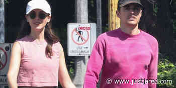 Dave Franco & Wife Alison Brie Match in Pink During a Morning Weekend Stroll