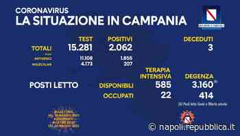 Covid, in Campania incidenza al 13,49 per cento, tre nuove vittime - La Repubblica