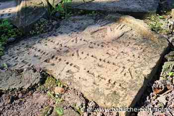 In Breisach werden Grabsteine auf jüdischen Friedhöfen dokumentiert - Breisach - Badische Zeitung