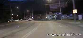 Suspect ditches stolen car after leading Fairview Park police on high-speed chase (dashcam video) - Cleveland 19 News