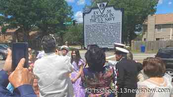 New historical marker in Virginia Beach honors Filipinos who served in the U.S. Navy