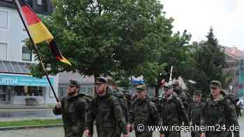 45-Kilometer-Marsch: Bundeswehr-Soldaten in Bruckmühl