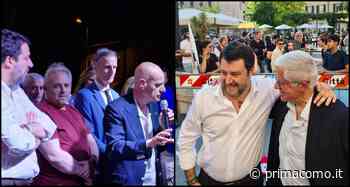Salvini a Como ed Erba per i candidati sindaco del centrodestra: "Guardiamo avanti, c'è da fare" - Prima Como