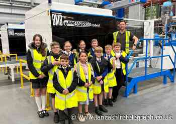 Pupils tour plastic housewares manufacturer to see recycling at work