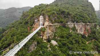 Vietnam's new glass bridge sets Guinness World Record