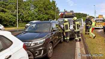 Unfall in Siegen: Transporter fährt an A 45 auf Autos auf - WP News