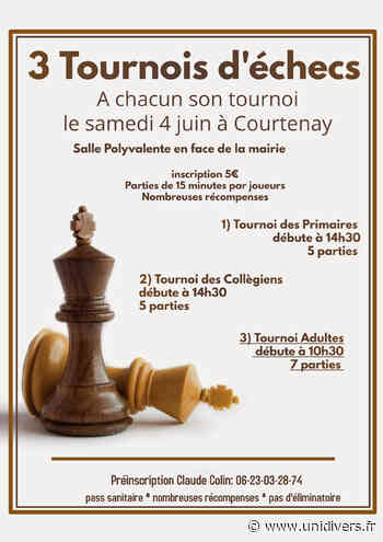 3 Tournois d’échecs Courtenay samedi 4 juin 2022 - Unidivers
