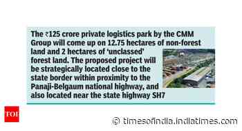 State notifies 1.3L sqm pvt land for `125cr logistics park - Times of India